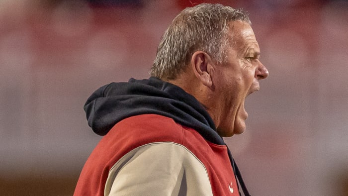 Razorbacks coach Sam Pittman against Florida International on Saturday